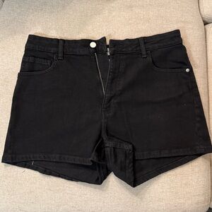 Classic Black Women's Jean Shorts